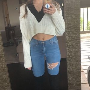 Prettylittlething crop sweater top 💕